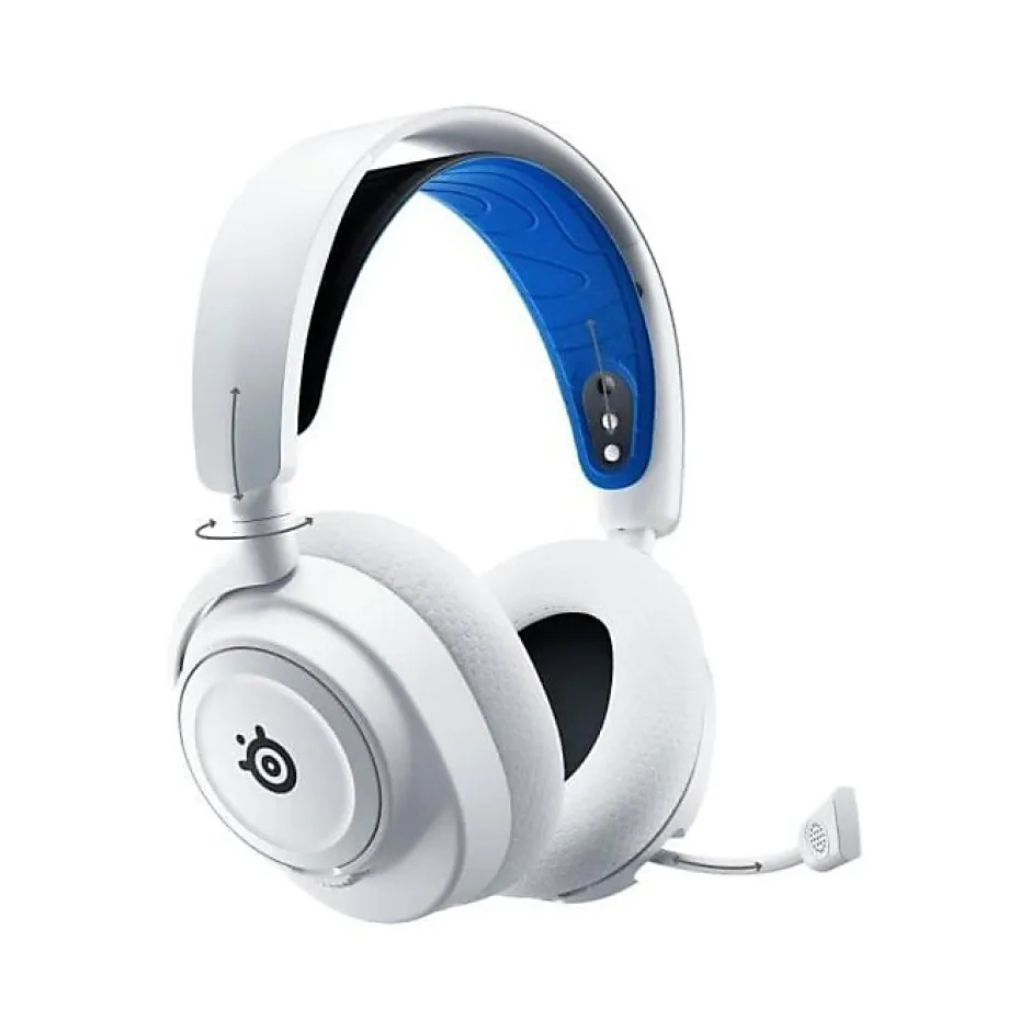 Casque Micro Gaming sans fil Arctis Nova 7P pour PS PC Mac Nintendo Switch Oculus Quest 2 et Android Blanc-Steelseries
