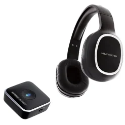 Casque TV émetteur bluetooth noir^Monster Hot