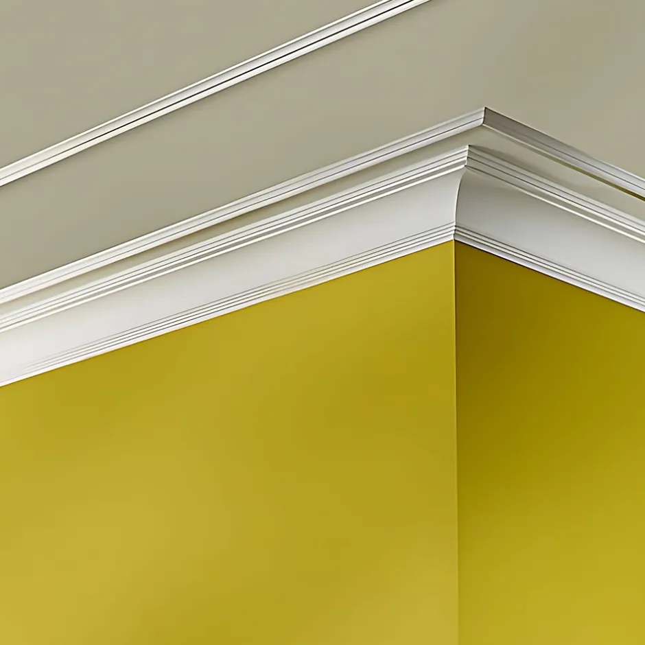 CB512 Corniche plafond - 10x10x200cm (h x p x L) - moulure décorative polystyrène Carton complet^Orac Decor Best