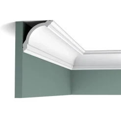 CB512 Corniche plafond - 10x10x200cm (h x p x L) - moulure décorative polystyrène Carton complet^Orac Decor Best
