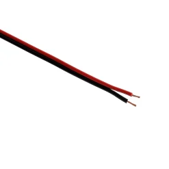 Câble audio HI-FI 2x0,35mm² rouge - 5m --Zenitech Online