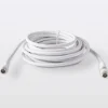 Câble coaxial Mâle / Femelle + adaptateur Mâle / Mâle blanc , 5 m-Blyss Clearance