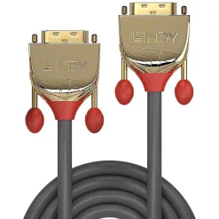 Câble DVI-D Single Link Gold Line 10m-Lindy Online
