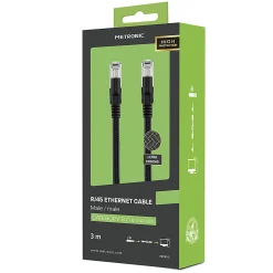 Câble Ethernet RJ45 CAT 8 mâle/mâle tressé - S/FTP 3 m - 395631-Metronic Sale