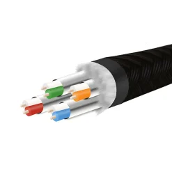 Câble Ethernet RJ45 CAT 8 mâle/mâle tressé - S/FTP 5 m - 395631-Metronic