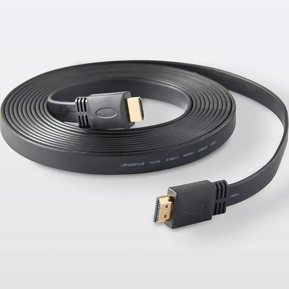 Câble HDMI Mâle / Mâle coudé 4K noir , 5 m-Blyss Best