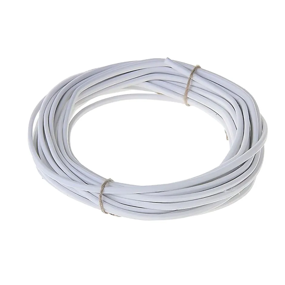 Câble électrique flexible H03VVH2F 2x0,75 mm² Blanc - 10 m^Nexans Best