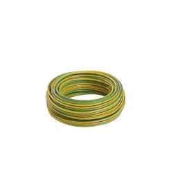 Câble électrique H07VR 6 mm² Jaune/vert - 25 m^Nexans Online