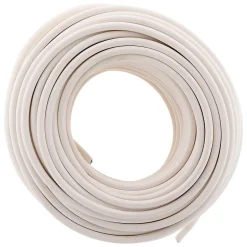 Câble électrique H05VV-F 2x1,5mm² blanc - 50m -^Zenitech Outlet