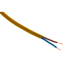 Câble électrique H03VVH2F 2x0,75mm² 10m or^Zenitech New