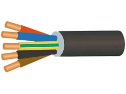 Câble électrique U1000R2V 5x2,5 mm² vendu au mètre linéaire-Nexans Best