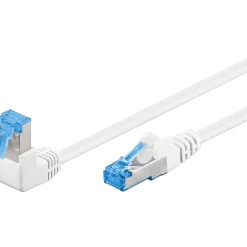 Câble RJ45 Cat6a coudé surblindé 1m^Goobay Sale