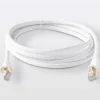 Câble RJ45 Mâle / Mâle blanc Or, 2 m^Blyss New