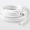 Câble RJ45 Mâle / Mâle blanc Or, 20 m^Blyss Discount