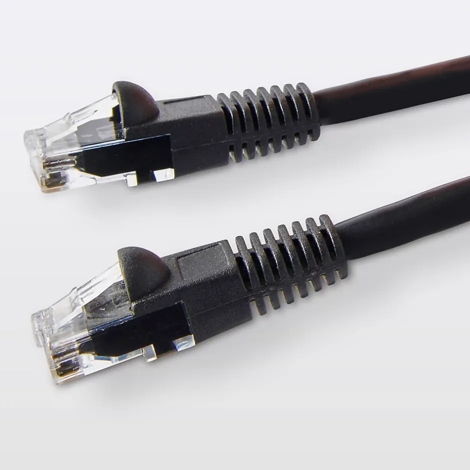 Câble RJ45 Mâle / Mâle Catégorie 5E noir , 1 m-Blyss New