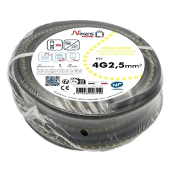 Câble U-1000 R2V 4G 2.5C 50 m-Nexans Online