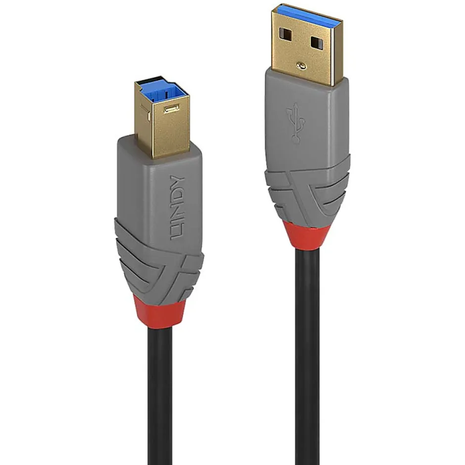Câble USB 3.2 AB 5Gbps An 3 mètres-Lindy Discount