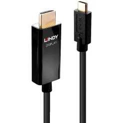 Câble USB-C - HDMI 4K60 3 mètres-Lindy Online