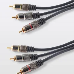 Câble vidéo 3RCA Mâle / Mâle Or, 3 m^Blyss Sale