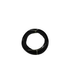 Câble 2X0,75 mm² H03VVH2F noir couronne 5m^Nexans