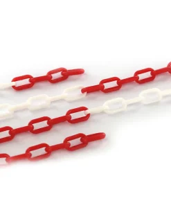 Chaine de signalisation 6mm x 2,5m, rouge/blanc -^Thirard Hot