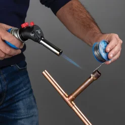 Chalumeau à gaz Multi-usages Soudure Brasage Cuisine + Cartouche de gaz butane 227gr^Kemper Outlet