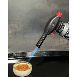 Chalumeau à gaz 180W - 360-C + Cartouche gaz butane 227gr - Chalumeau de cuisine Allumage auto piezo flamme réglable-Proweltek New