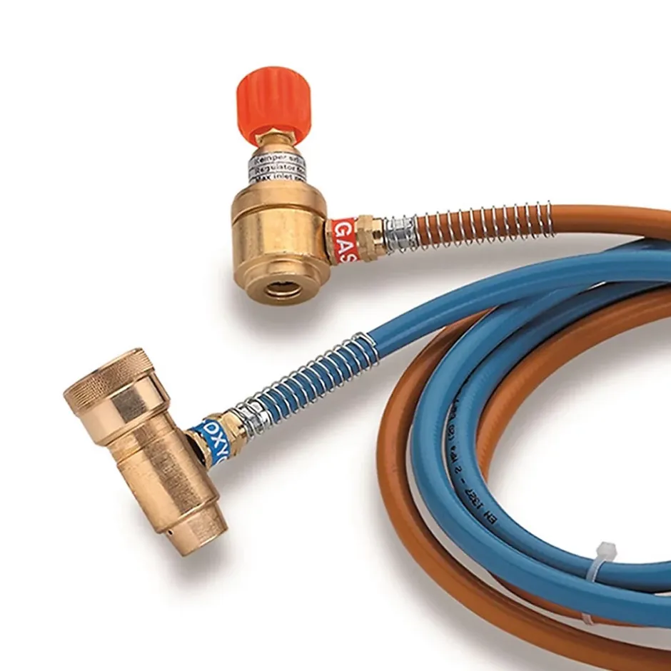 Chalumeau Bi-Gaz Oxygène M10 et Gaz Butane Propane Tuyaux 1.5 m^Kemper Sale