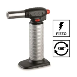 Chalumeau de cuisine Professionnel à gaz Torche gaz rechargeable Utilisation 360 degrés Allumage piezo^Kemper Sale