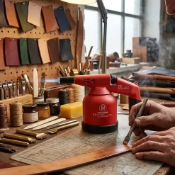 Chalumeau gaz 1.7kW Allumage piezo + 8 Cartouches gaz^Proweltek Online