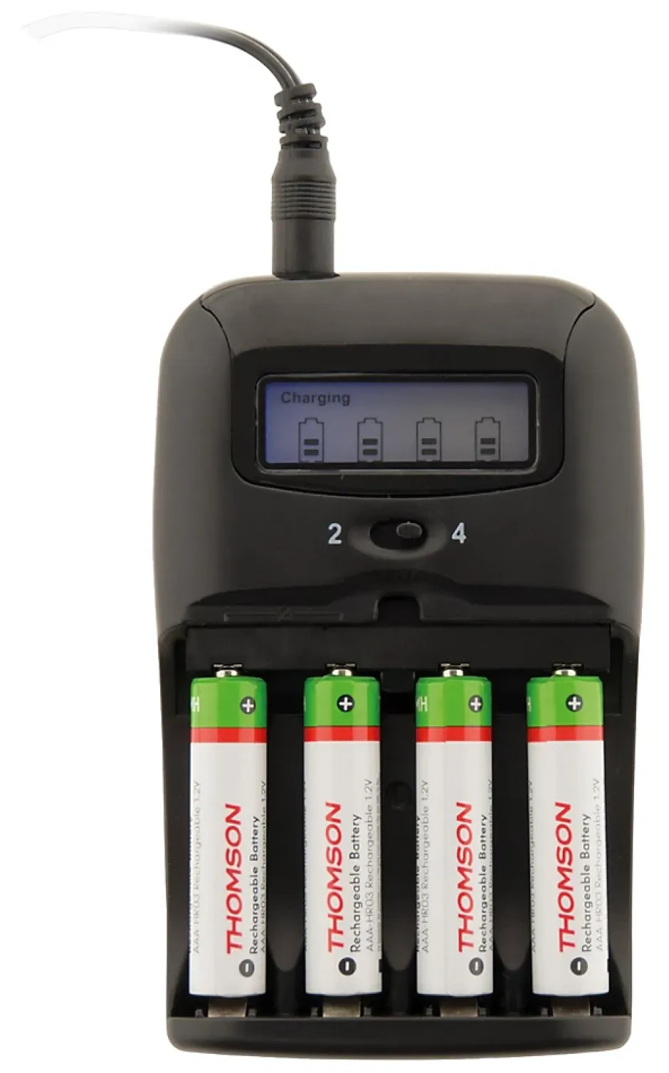 Chargeur à rechargement rapide pour piles AA et AAA (fournies) -^Thomson Sale