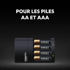 Chargeur de pile AA / AAA + 4 piles (2xAA + 2xAAA)-Duracell Hot