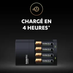 Chargeur de pile AA / AAA + 4 piles (2xAA + 2xAAA)-Duracell Hot