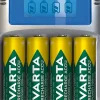 Chargeur de piles rapide + 4 piles AA - R06-Varta