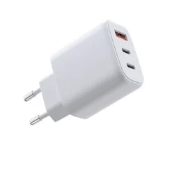 Chargeur rapide 65W double port USB-A et USB-C-GAO Online