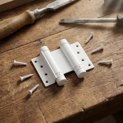 Charnière double action Diall 20mm Blanc-QCL Sale