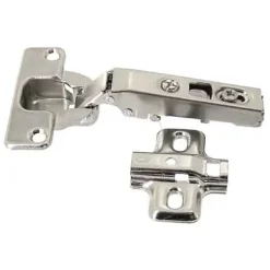 Charnière invisible clipsable acier nickelé pour porte Ø35 mm 110°, lot de 2^Diall Sale