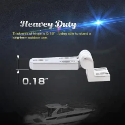 Charnière marine robuste pour armoire de pont, charnière marine en acier, charnière marine décalée côté court^Deko