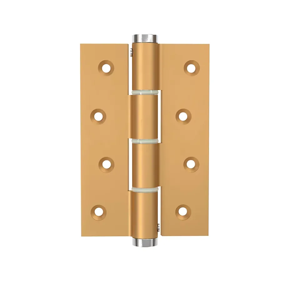 Charnière simple action à ressort, 120X40 mm, en aluminium anodisée or, pour porte de 40 mm-Hardwarexchange Outlet