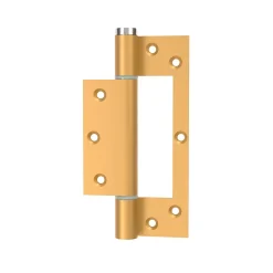 Charnière simple action à ressort, 150X40 mm, en aluminium anodisée or posée totalement en applique^Hardwarexchange Clearance