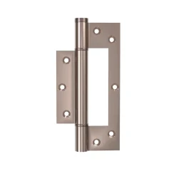 Charnière simple action à ressort, 150X40 mm, en acier inox 304 satinée posée totalement en applique-Hardwarexchange Online