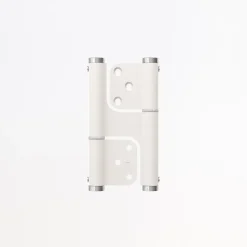 Charnière va et vient à ressort, 120X35 mm, mouvement 180 degrés, en aluminum Blanc, posée totalement en applique,^Hardwarexchange Online