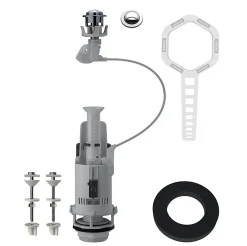 Chasse d'eau + robinet flotteur à ouverture différé , double bouton poussoir + câble^Flomasta Online