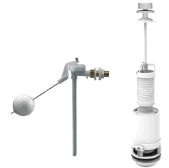 Chasse d'eau à tirette + robinet flotteur-Flomasta Best