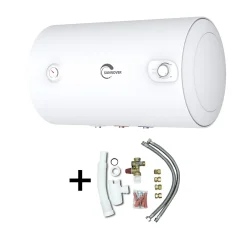 Chauffe Eau Electrique Mural Blindé Horizontal Bypso Sannover 150 Litres + Kit d'Installation Complet NF-Sannover  Outlet