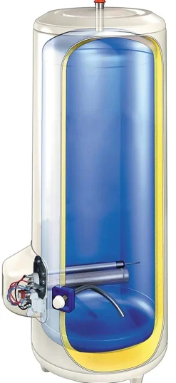 Chauffe eau électrique Vertical Sol THS Cor-Email 200 L-De Dietrich New