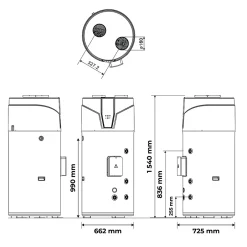 Chauffe Eau Thermodynamique Monobloc Sol Stelios 200 L Air Ambiant / Air Extérieur-Sannover Clearance