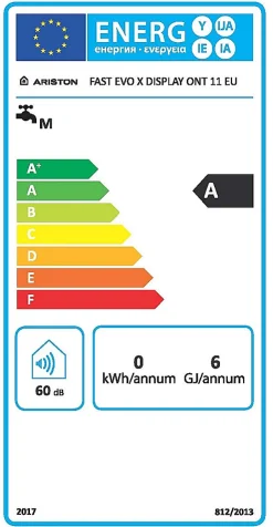 Chauffe-eau gaz instantané Fast Evo X 11 - gaz naturel-Ariston Discount