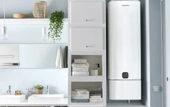 Chauffe-eau électrique carré vertical mural connecté LINEO - Capacité: 100L^Atlantic Ecs Rad Hot