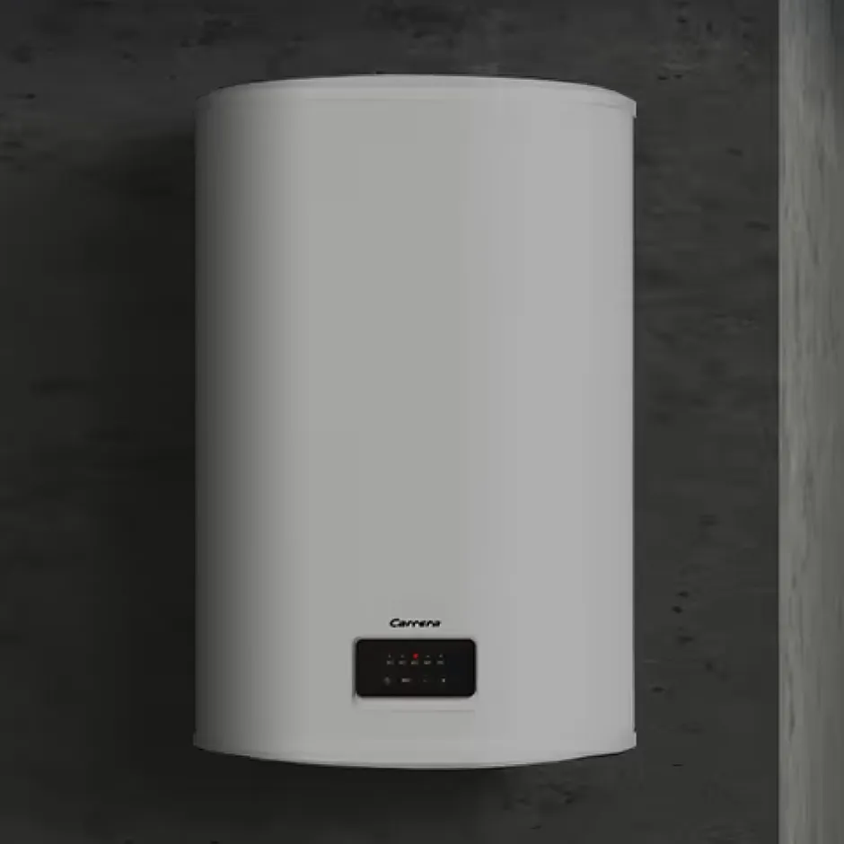 Chauffe-eau électrique plat alu brossé 74L^Carrera Discount
